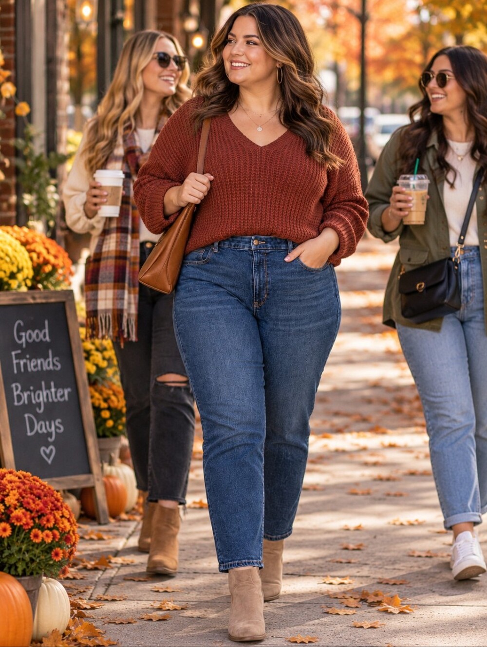 AE Jeans Curvy Mom Dark Wash Stretch Denim Fall Winter Fashion | American Eagle
